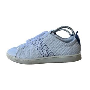 Lacoste‎ Men's Carnaby-EVO-119 White/Dark Blue Sneakers Shoes Size 8.5